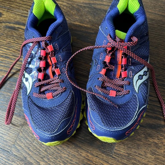 Saucony Running Shoes - Purple & Neon - Women's Size 6 - Never Worn - Picture 2 of 4